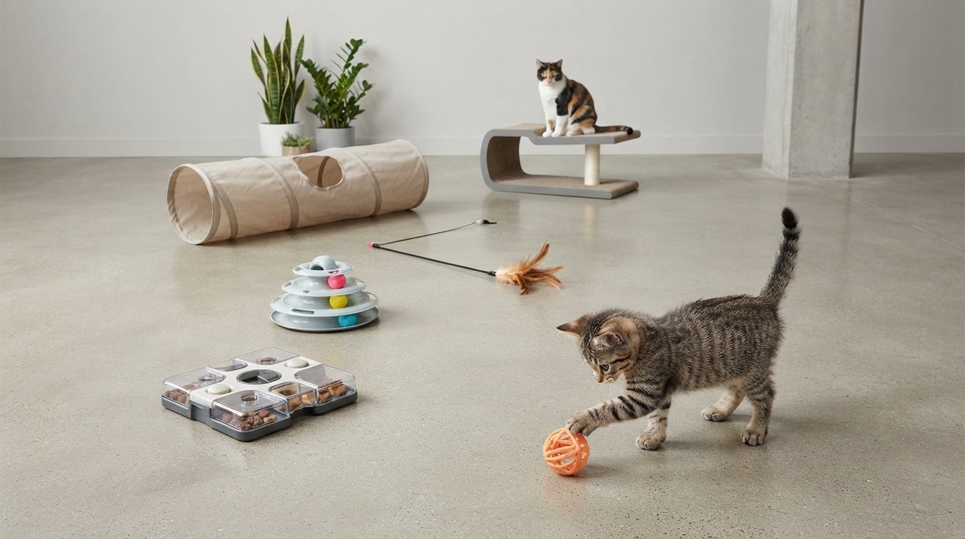 Best Cat Toys for Indoor Cats: Wands, Puzzles & More